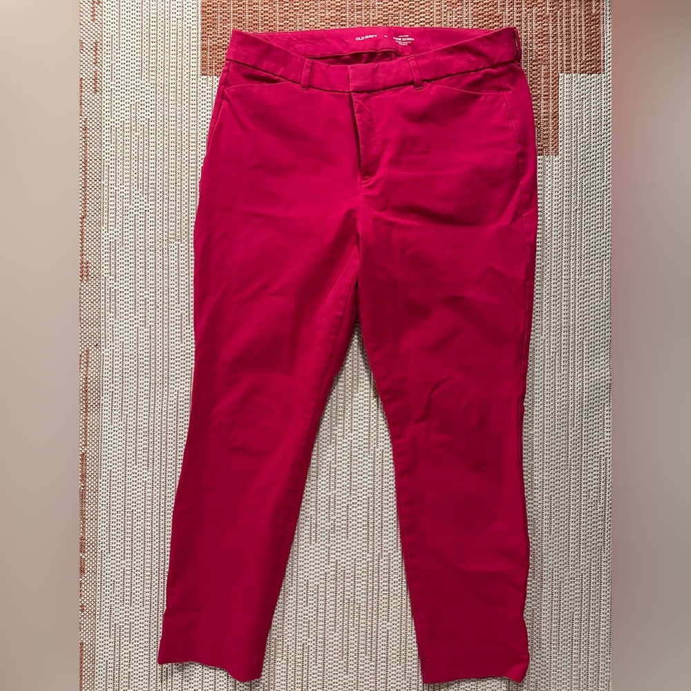 Old Navy Fuchsia Pixie Skinny Pants